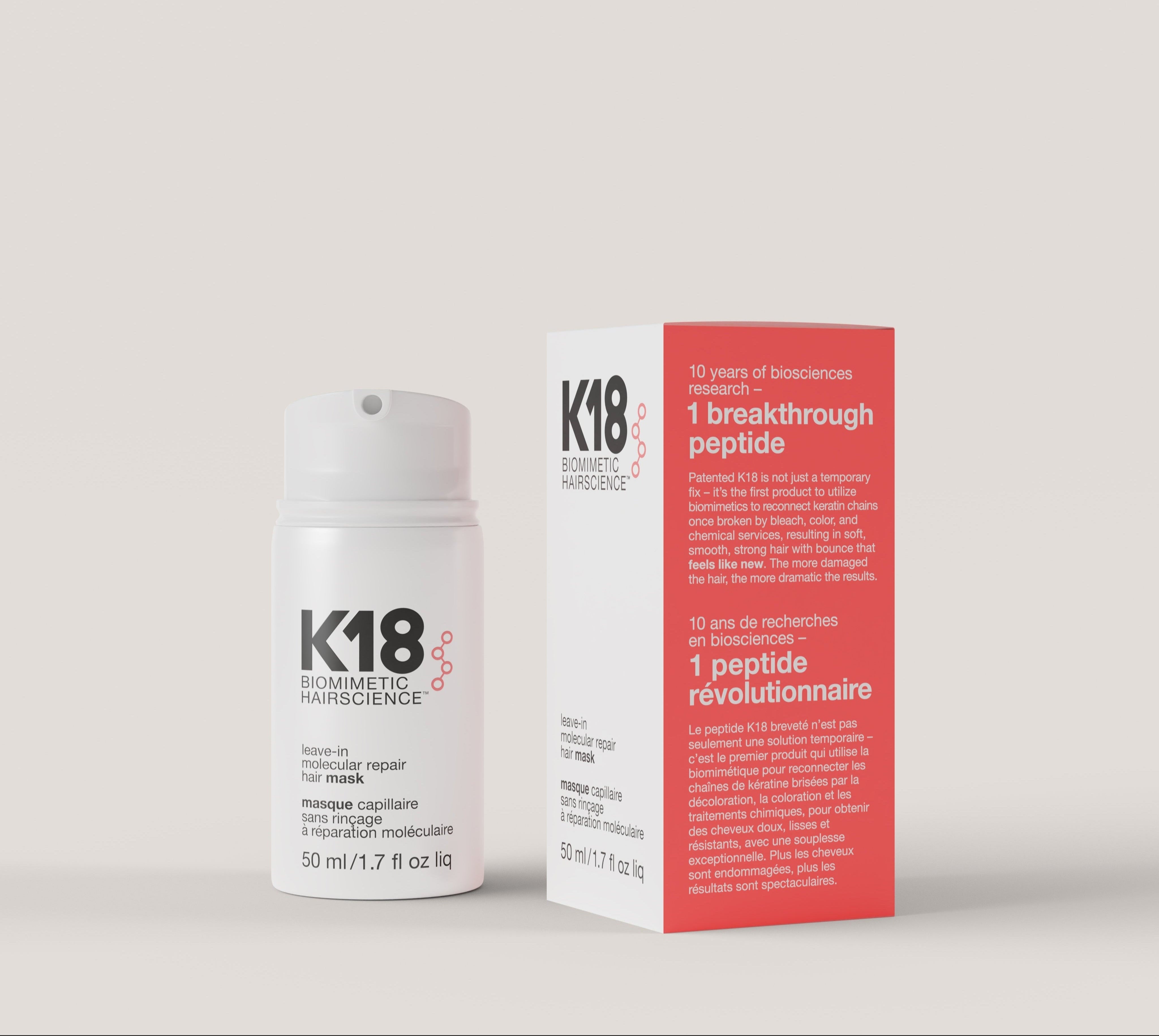 K18 Leave-in Molecular Repair Hair Mask 50ml